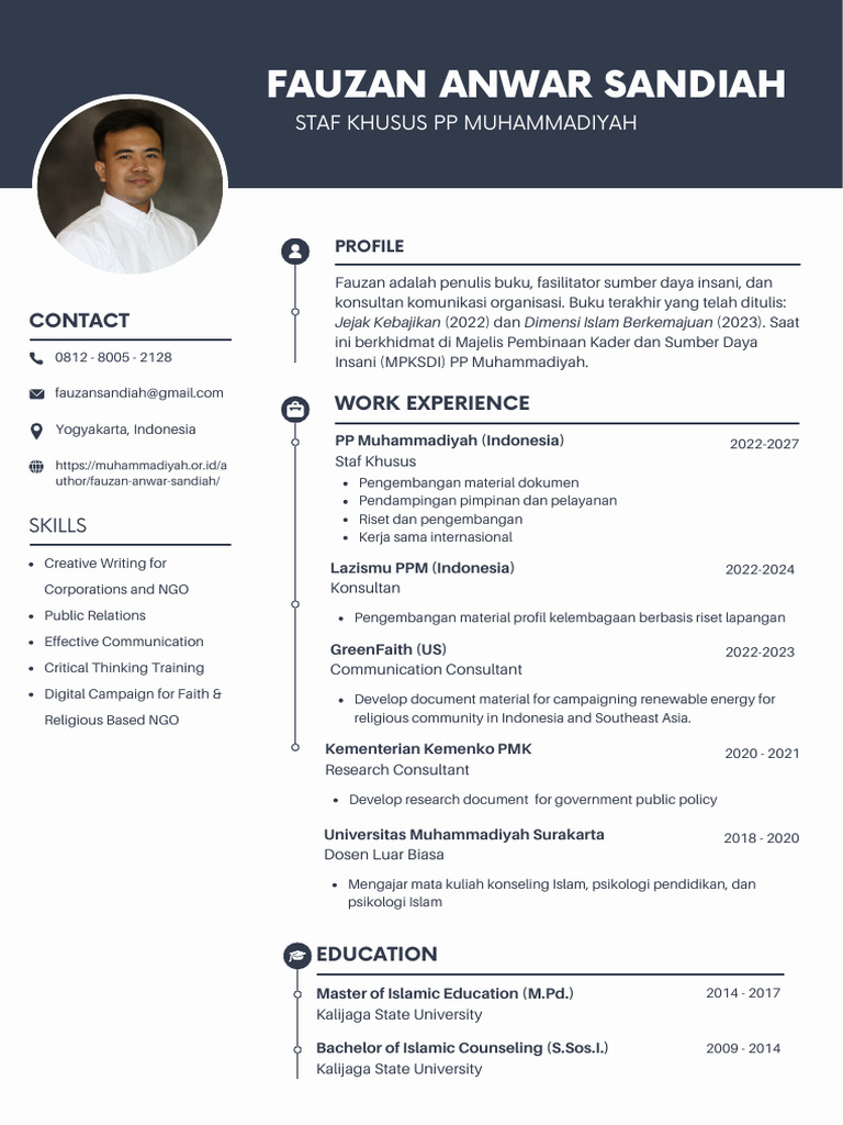 Fauzan Anwar Sandiah - CV Ringkas | PDF