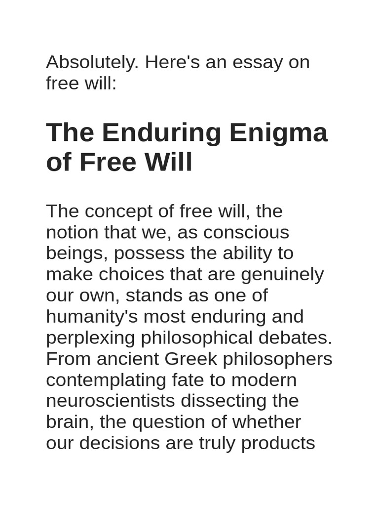 Notes 250719 201401 | PDF | Free Will | Determinism