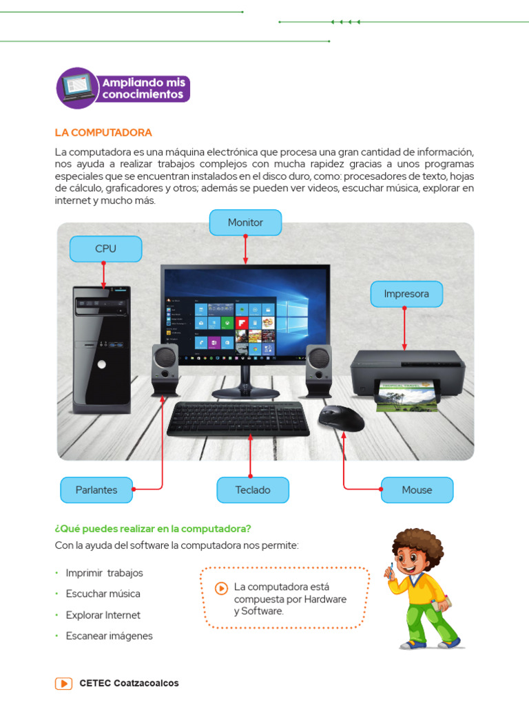 Componentes y Funciones de la Computadora | PDF | Hardware de la ...
