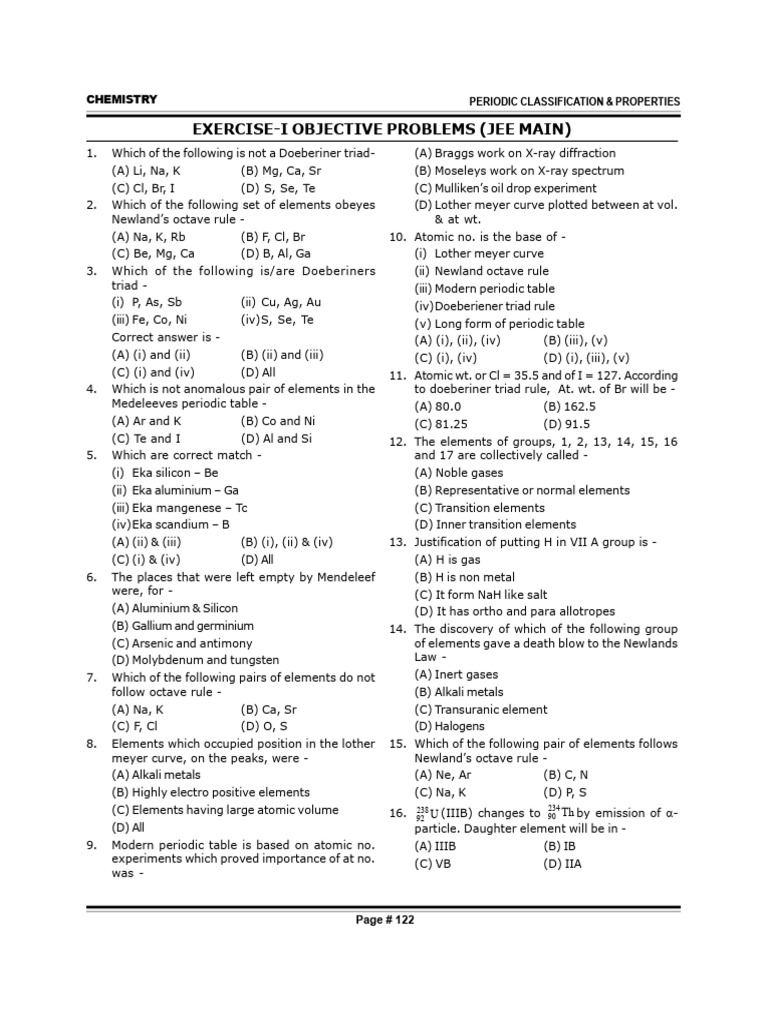 Periodic Table Bases Questions | PDF | Periodic Table | Chemical Bond