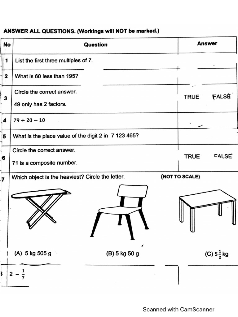 Yr.6 MCT Recap | PDF