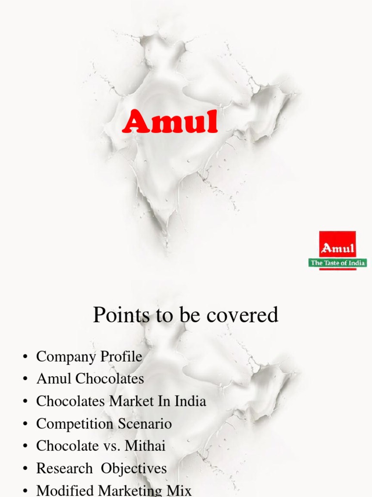 Amul Target Audience Chocolate