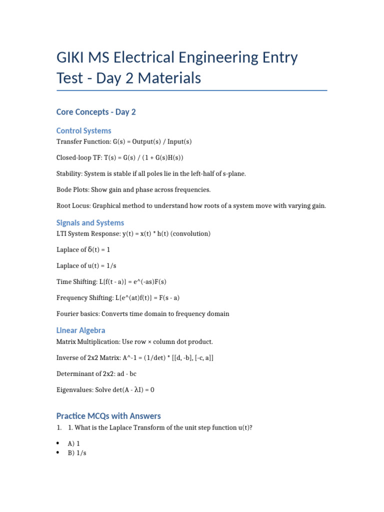 Control Systems Concepts and Practice | PDF