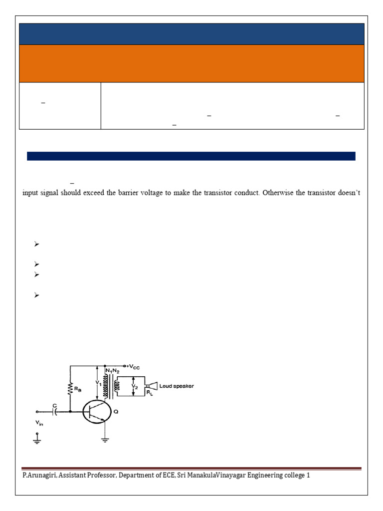 Large Signal Amplifiers Overview | PDF | Amplifier | Distortion
