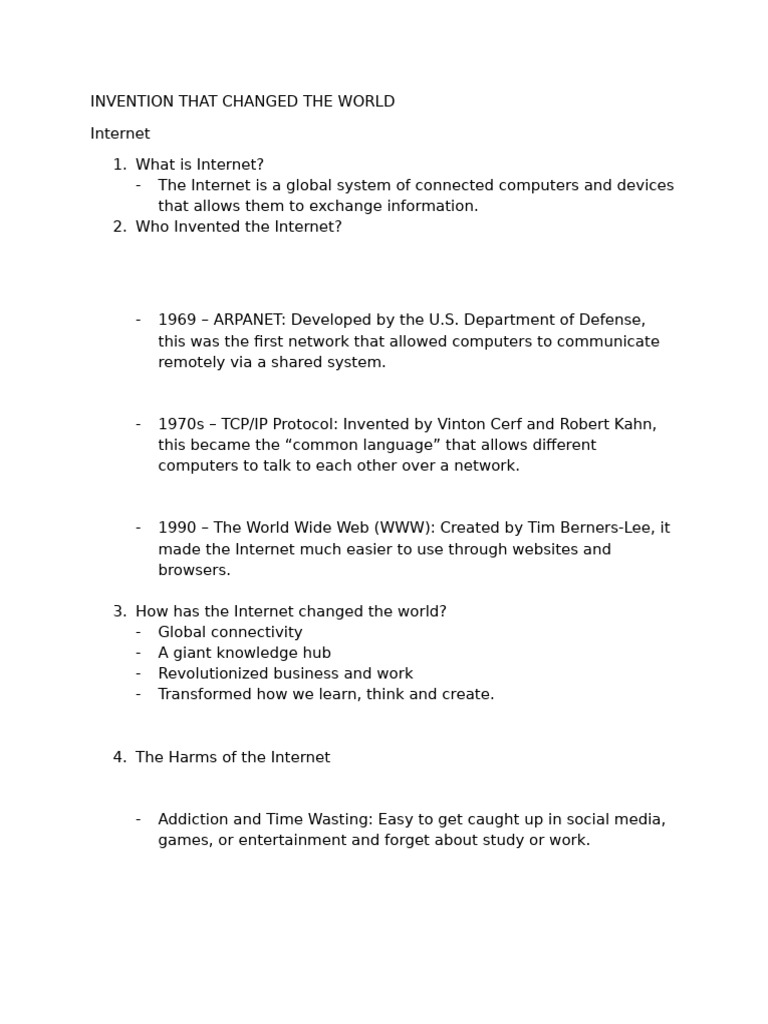 Invention That Changed The World PDF