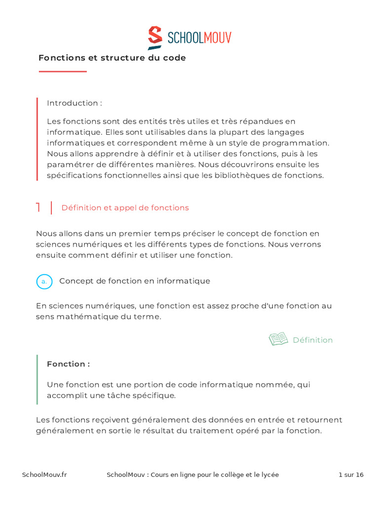 Comprendre les fonctions en Python | PDF | Programmation informatique ...