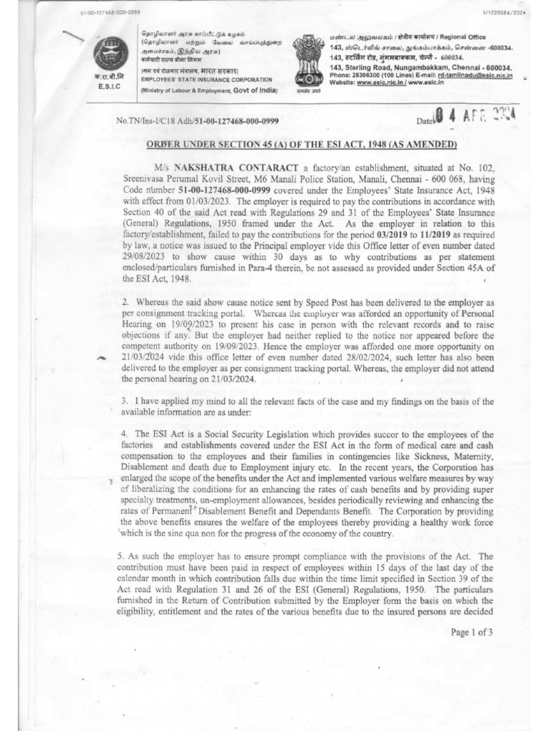 45A Order | PDF