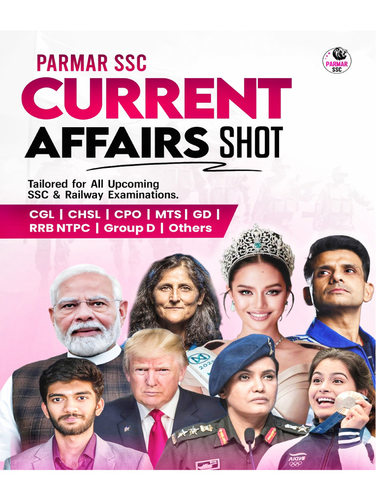 Parmar SSC Current Affairs 2025 | PDF