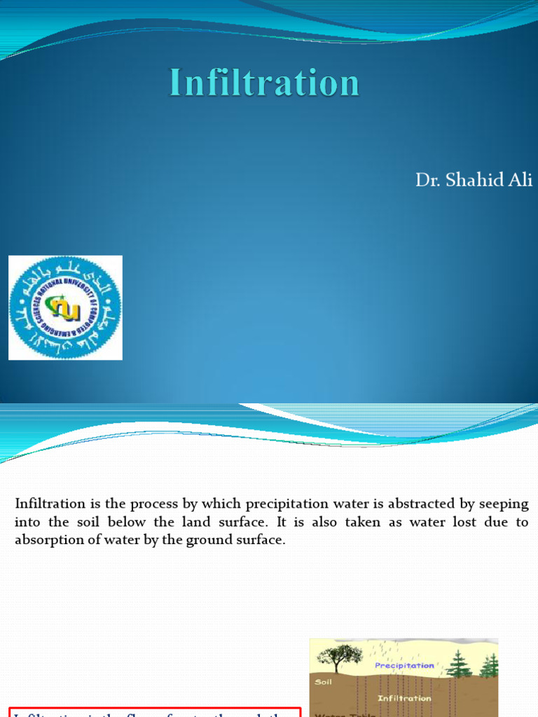 Understanding Soil Infiltration Processes | PDF | Soil | Porosity