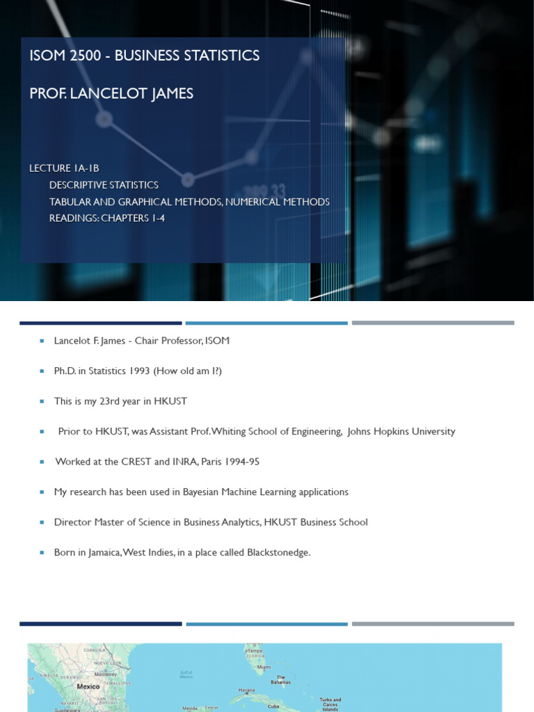 ISOM 2500: Business Statistics Overview | PDF | Statistics ...