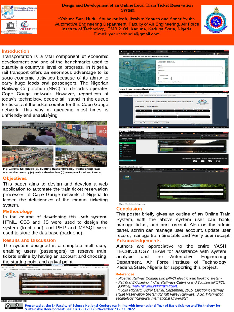 Updated Poster Template 2 For AFIT & IYBSSD 2022-1-1 | PDF | Computing