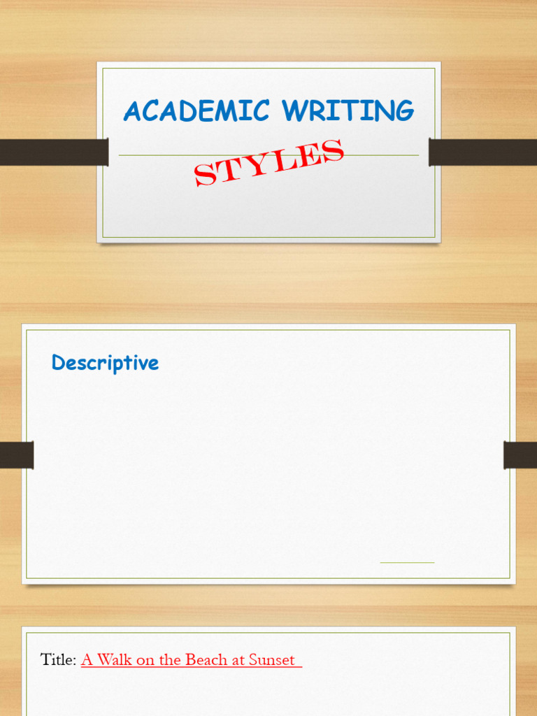 Types of Academic Writing Explained | PDF | Narrative | Recycling