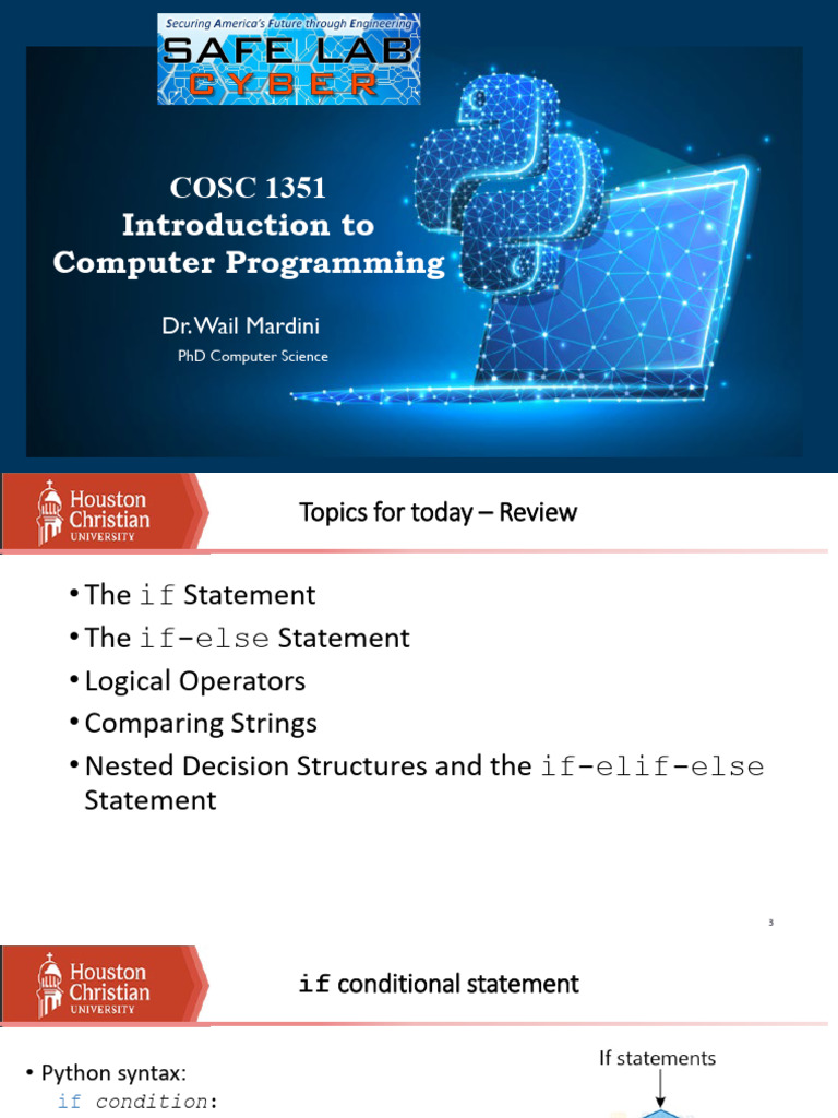 Python Conditional Statements Guide | PDF | Fahrenheit | Mathematical Logic