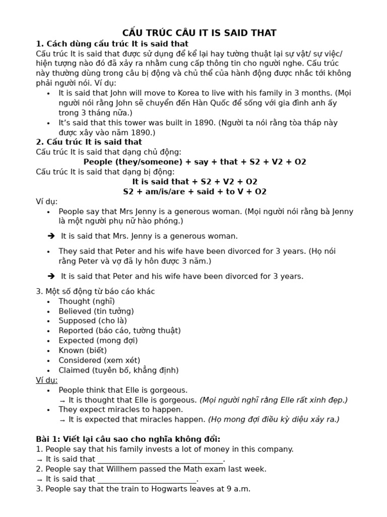 It Is Said That | PDF