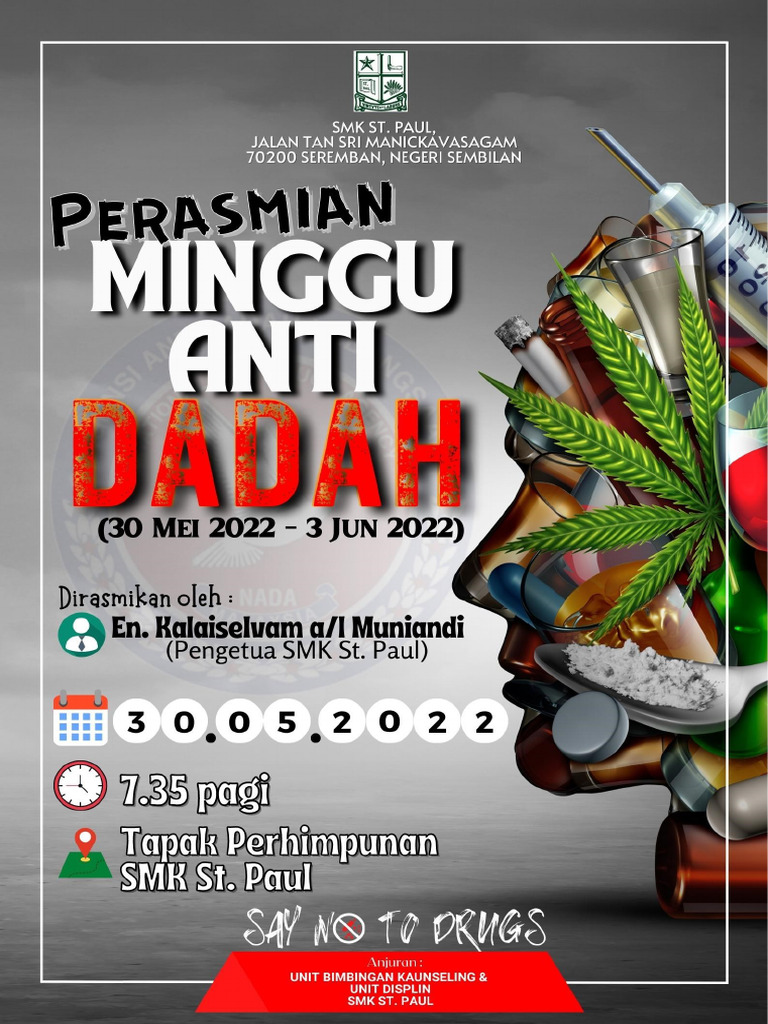 Program Minggu Anti Dadah 2025 | PDF