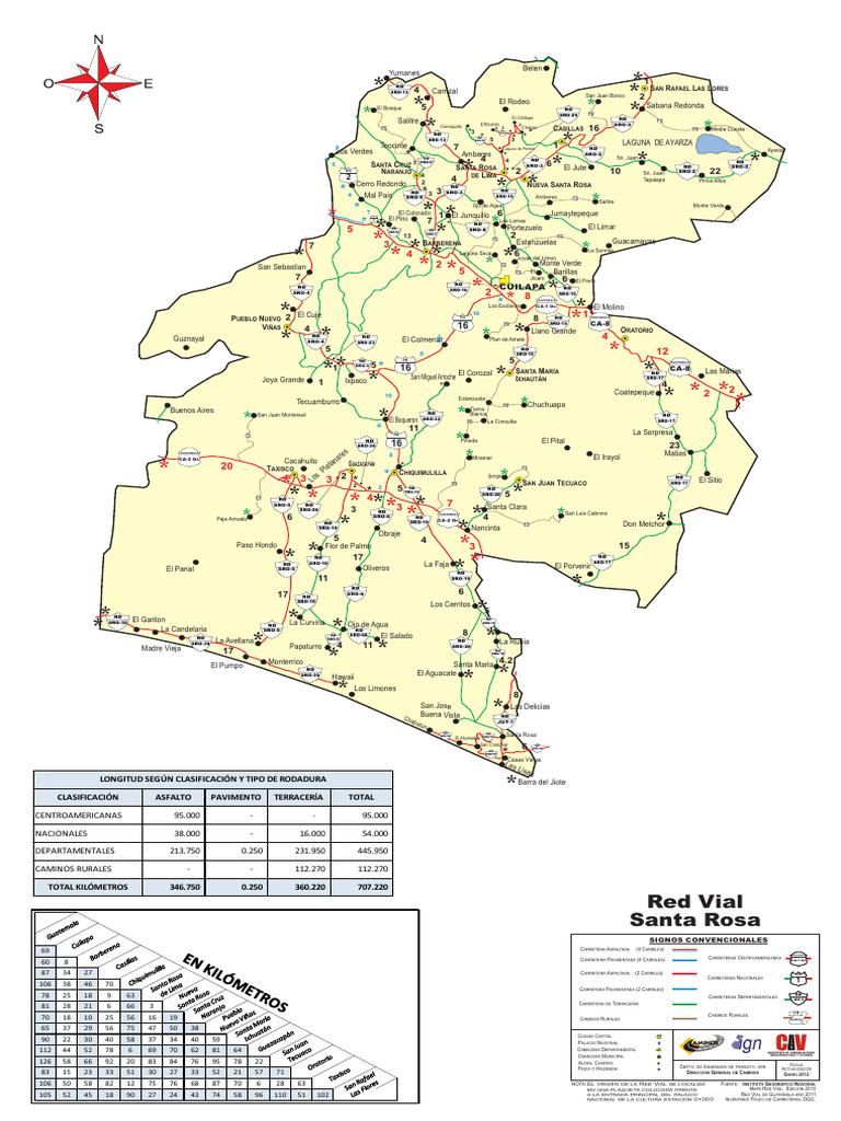 Mapa SantaRosa2014 | PDF