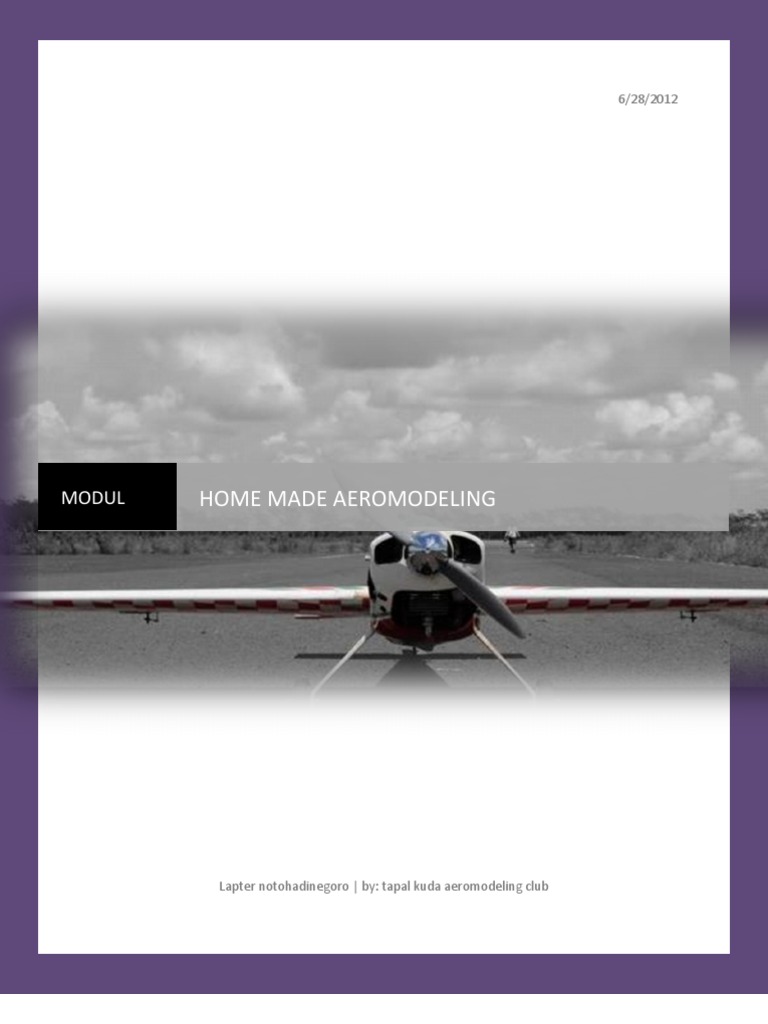Panduan Aeromodeling untuk Pemula | PDF