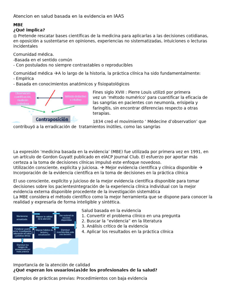 Medicina Basada en Evidencia y GRADE | PDF | Evidencia basada en ...
