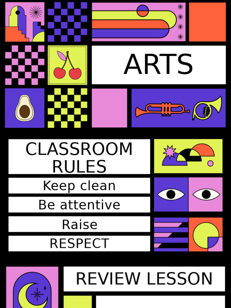 Arts Classroom Rules and Design Elements | PDF | Composition (Visual Arts)