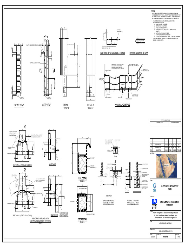 ILF-NWC-DWG-CIV-015 - 2Sht | PDF | Fiberglass | Mechanical Engineering