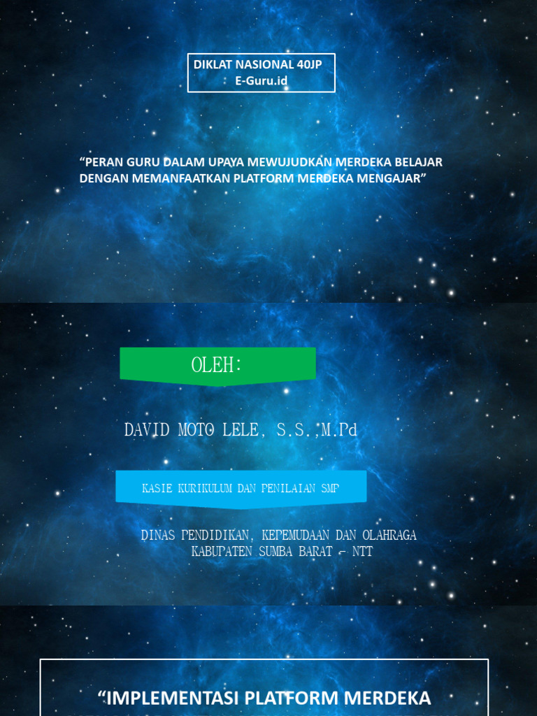 Materi 2 Implementasi Platform Merdeka Mengajar Untuk Mewujudkan ...