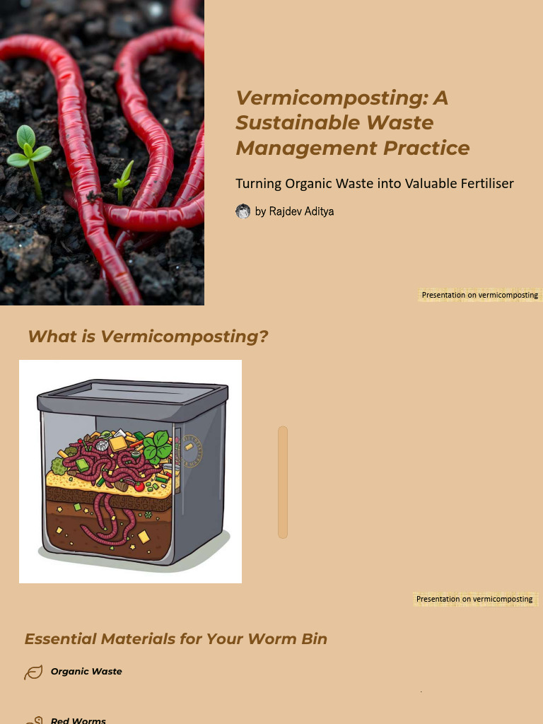 Vermicomposting: Eco-Friendly Waste Recycling | PDF | Compost ...