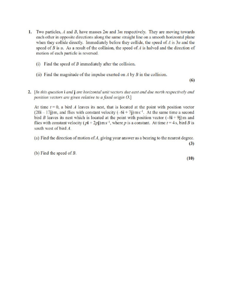 M1 Mock 6 | PDF