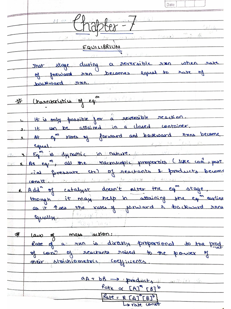 Chemistry Chapter 7 | PDF