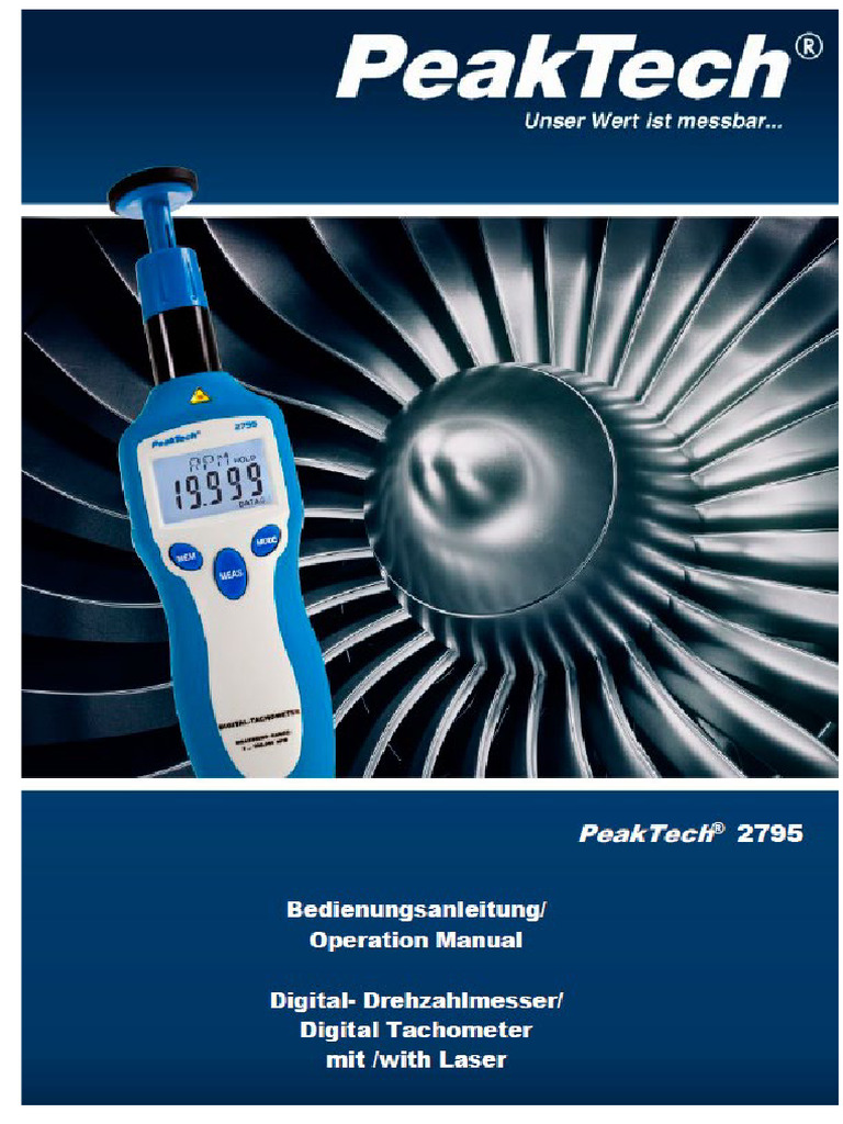 Peaktech 2795 | PDF