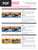 Upper Extremity Strengthening Guide | PDF | Anatomical Terms Of Motion ...