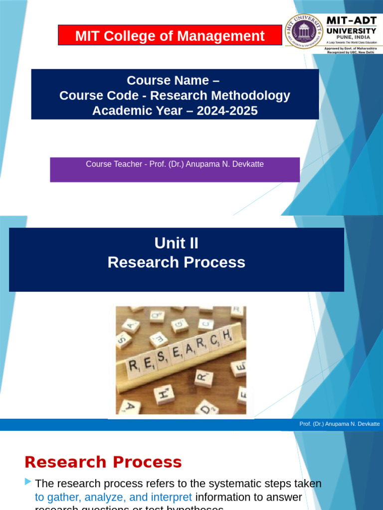 Research Methodology: Process Overview | PDF | Hypothesis ...