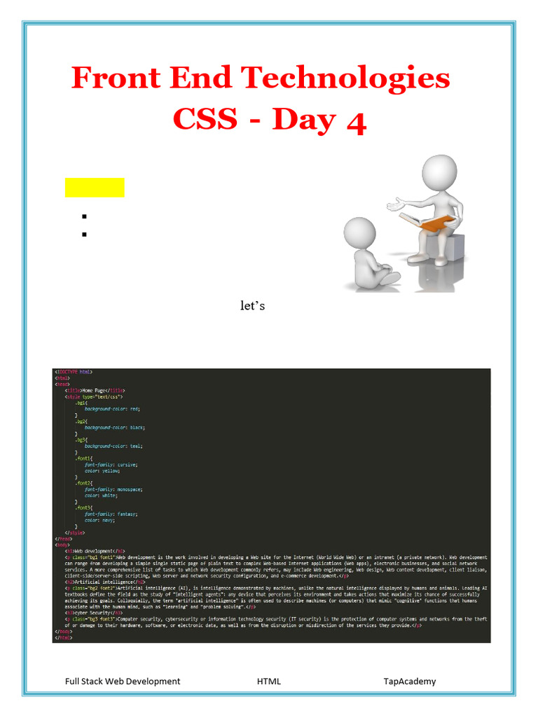 Mastering CSS Selectors and Tags | PDF | Html | Html Element