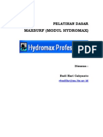 ManualPelatihanMaxsurfHydromax Pre