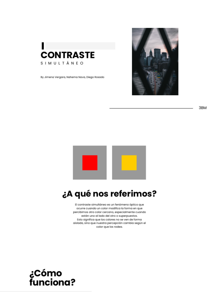 Contraste Simultáneo | PDF