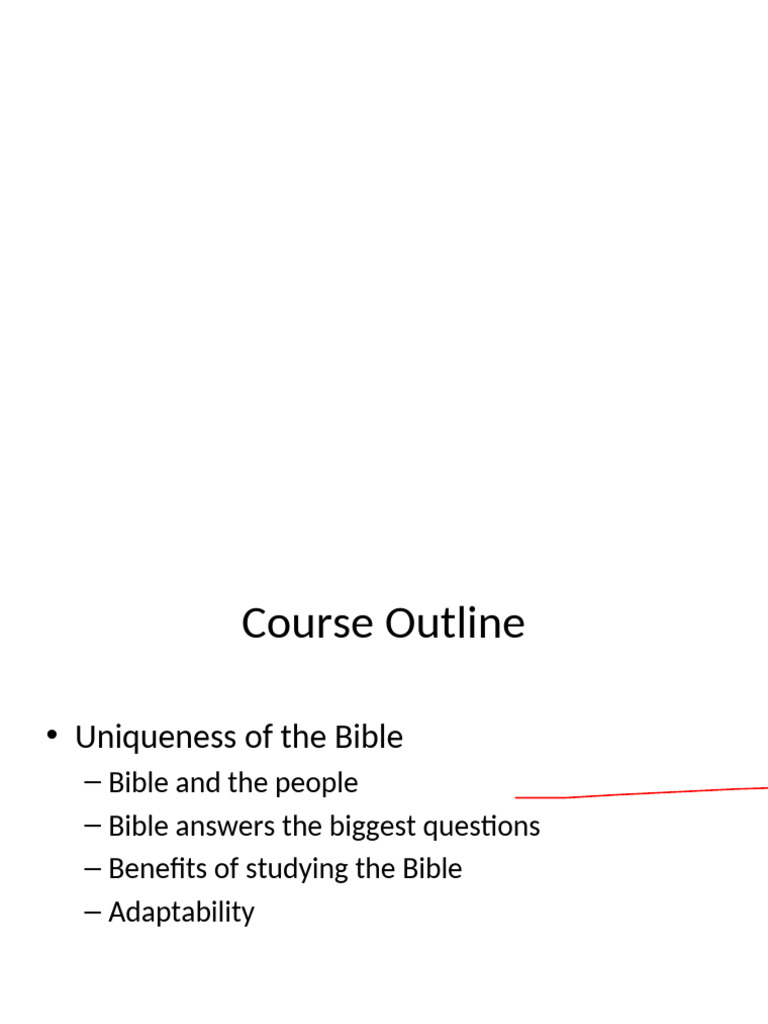 Intro To Bible Study | PDF | Nevi'im | New Testament