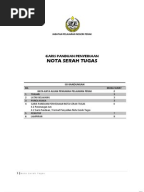 Borang Nota Serah Tugas