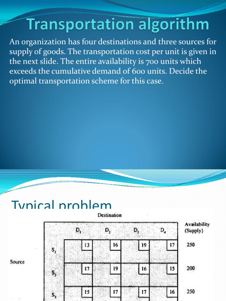 transportation-algorithm-mathematical-optimization-theoretical