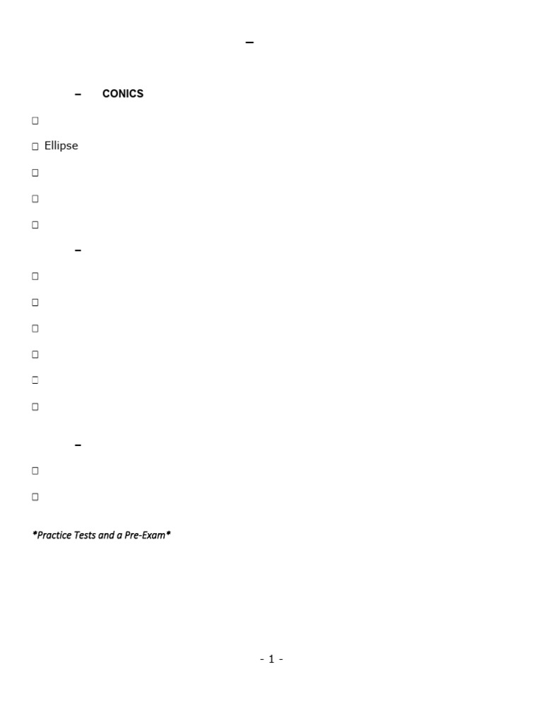MTH 5173 - Course Content | PDF
