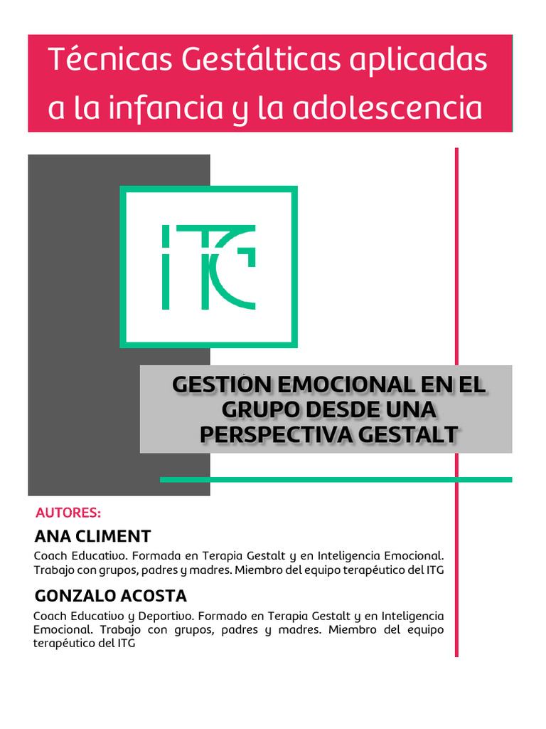 Gestión Emocional Gestalt en Niños y Adolescentes | PDF | Las emociones ...
