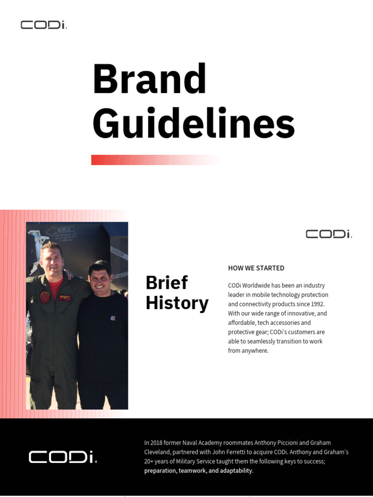 CODi Brand Guidelines Overview | PDF | Graphic Design | Color