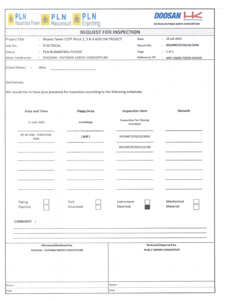Rfi Electrical 2999 | PDF