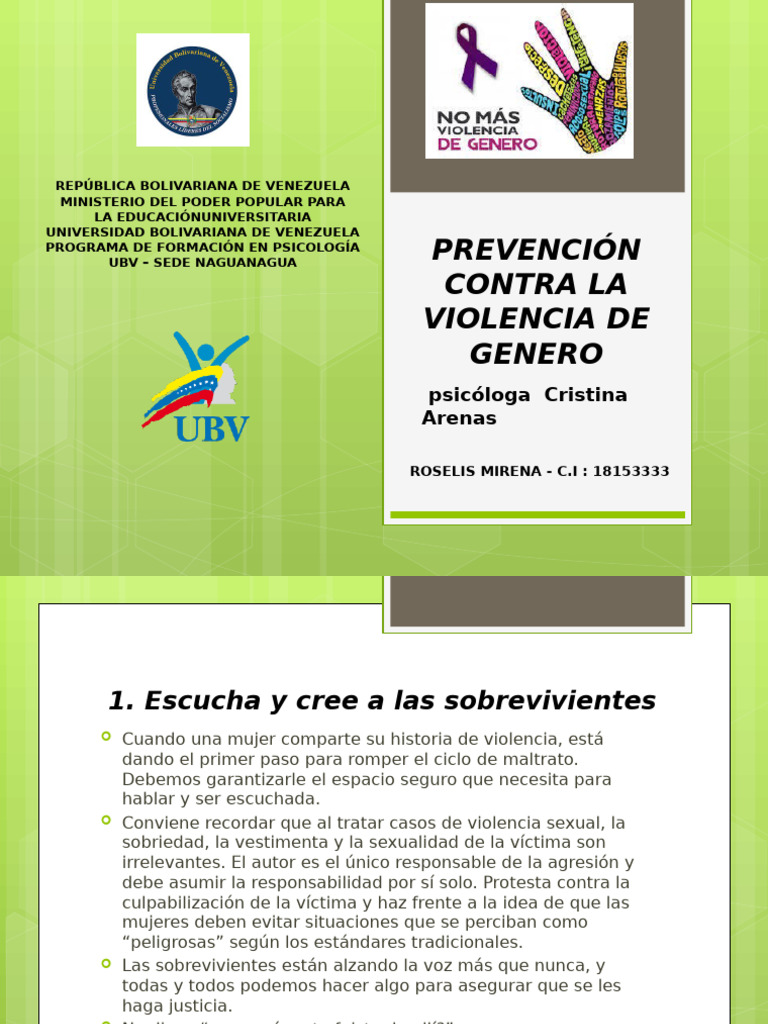 Violenciadegenero 2 | PDF | La violencia contra las mujeres | Violación