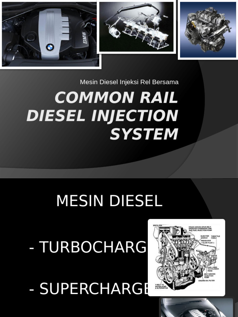 Common Rail Diesel Injection System Guide | PDF