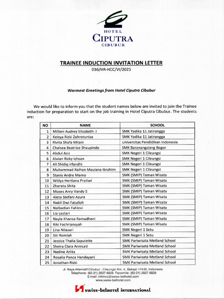 2025.02 Trainee Induction | PDF