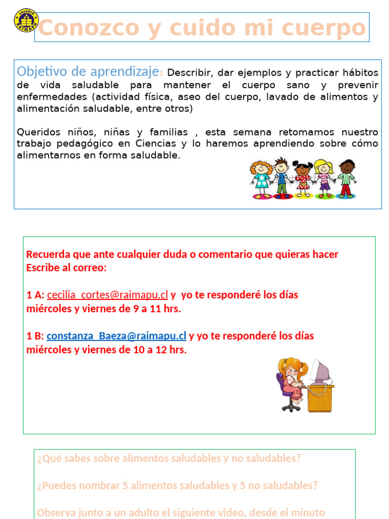 Cuadernillo de Vida Saludable Primaria | PDF