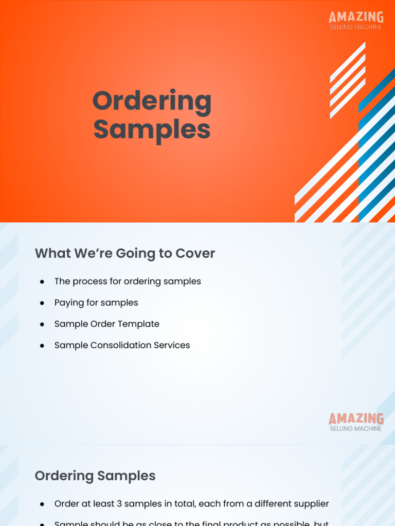 ASM14 M2 - Ordering Samples | PDF | Pay Pal | Wire Transfer