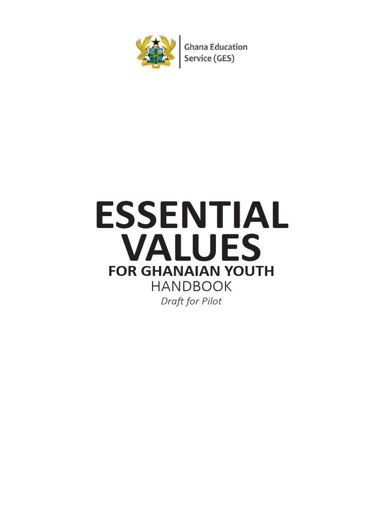 Essential Values for Ghanaian Youth | PDF