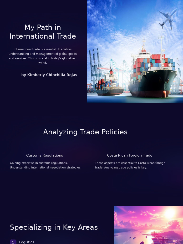 My Path in International Trade | PDF