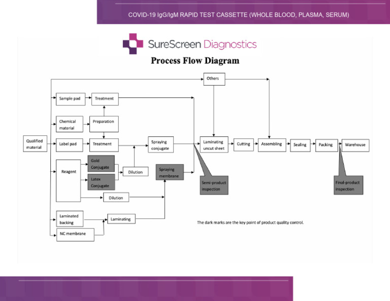 Lateral Flow Manufacturing Chart and Key Point of Product Quality ...