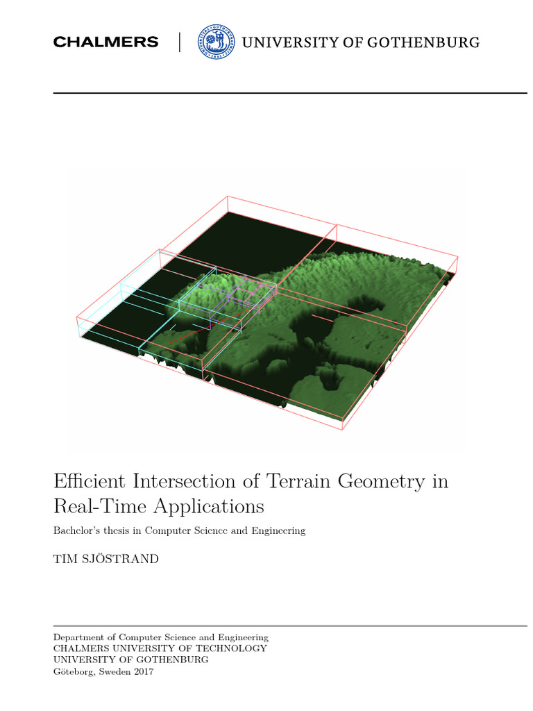 Real-Time Terrain Geometry Intersection | PDF | Shader | Computer Graphics